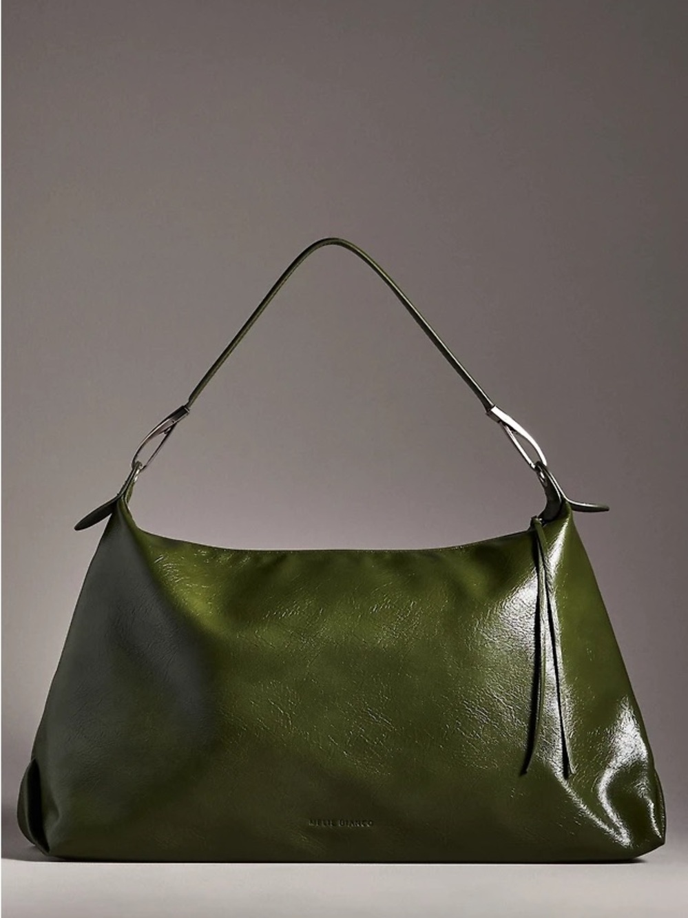 NWOT Anthropologie Melie Bianco Faux Leather Slouchy Bag